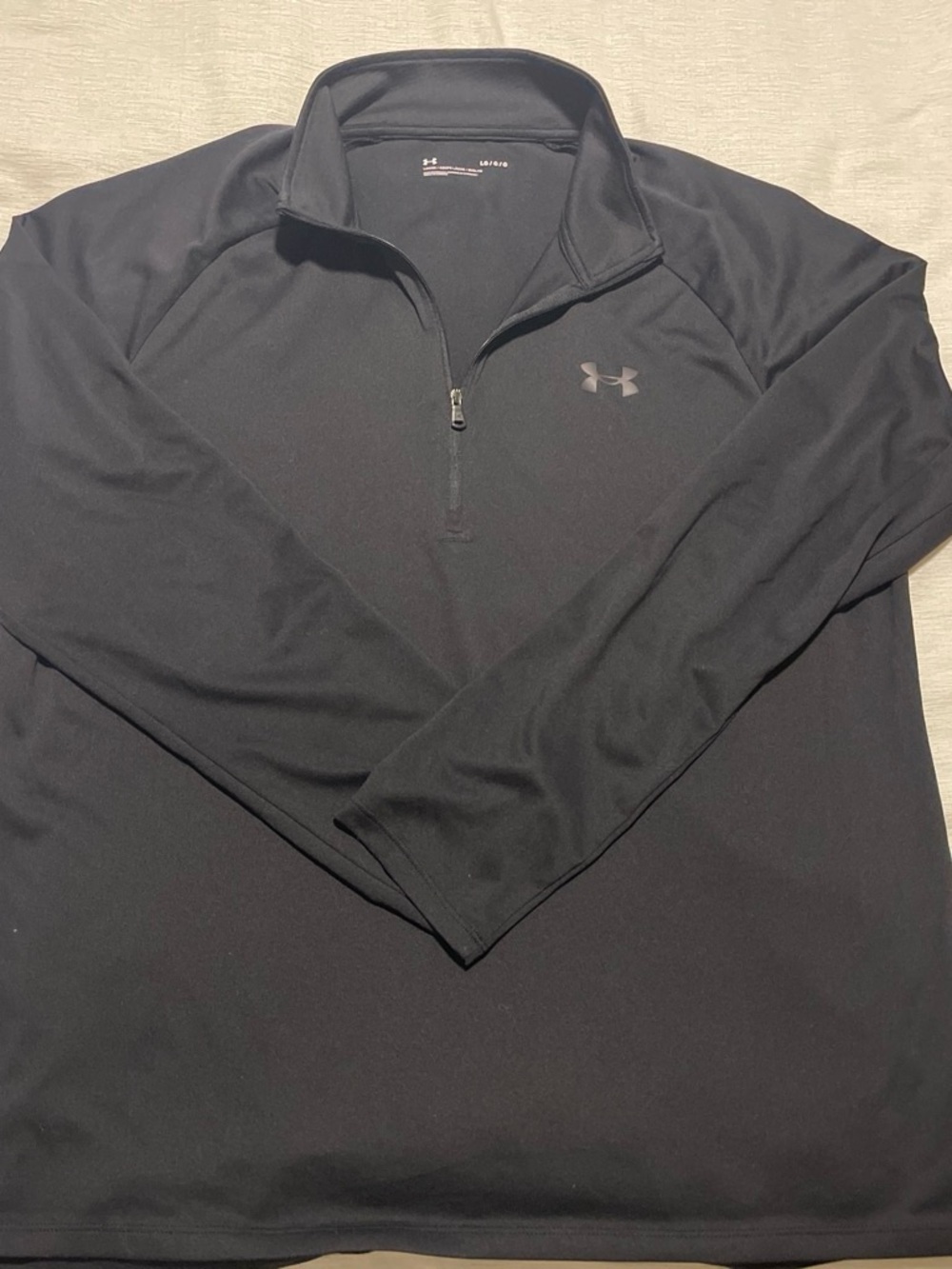 Under Armour Black 1/4 Zip lightweight Pullover
